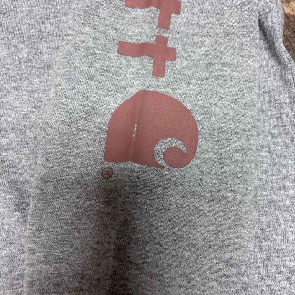 Carhartt Heather Gray Men's Short Sleeve Tee - Picture 4 of 4